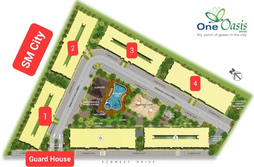 Ri'S One Oasis W Free Pool Back Of Sm City Mall Davao Ngoại thất bức ảnh